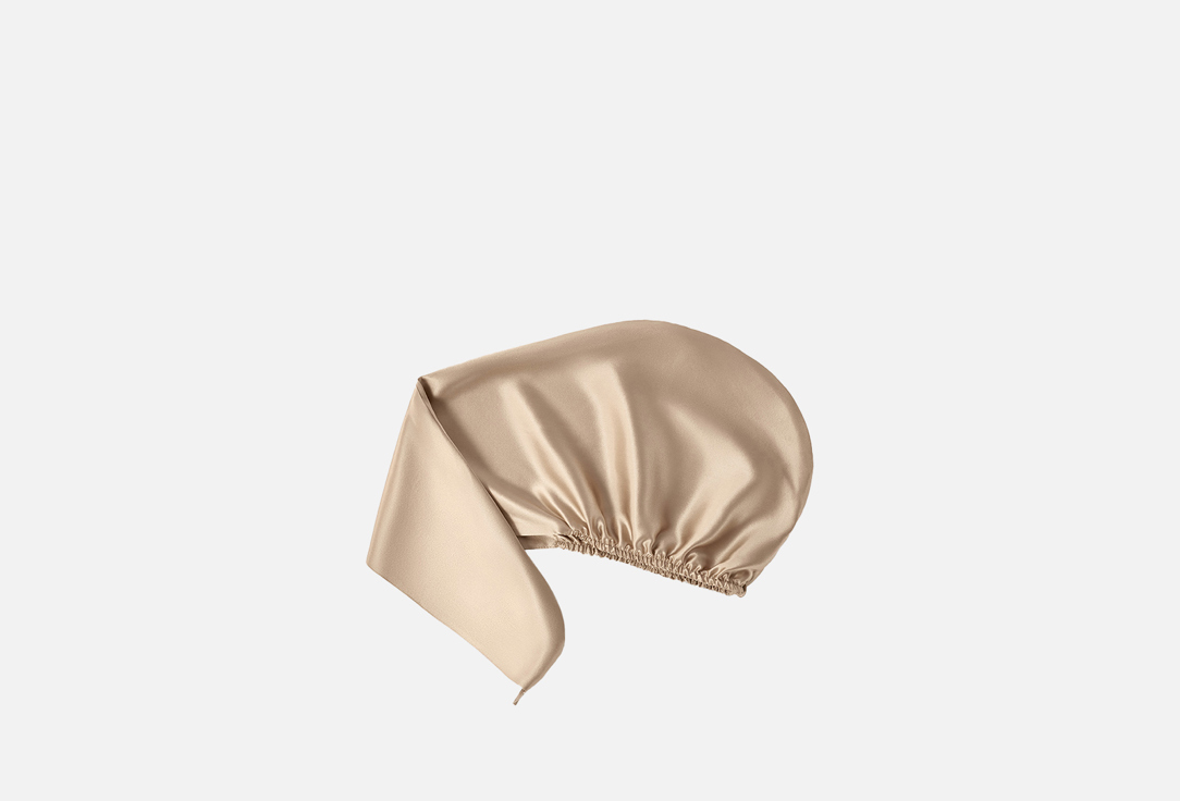 Изображение товара Шелковое полотенце-тюрбан AYRIS SILK классический бежевый 35х75