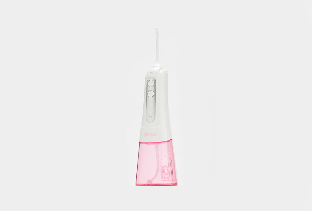 цена Ирригатор для полости рта, бело-розовый KITFORT КТ-2918-1 1 шт