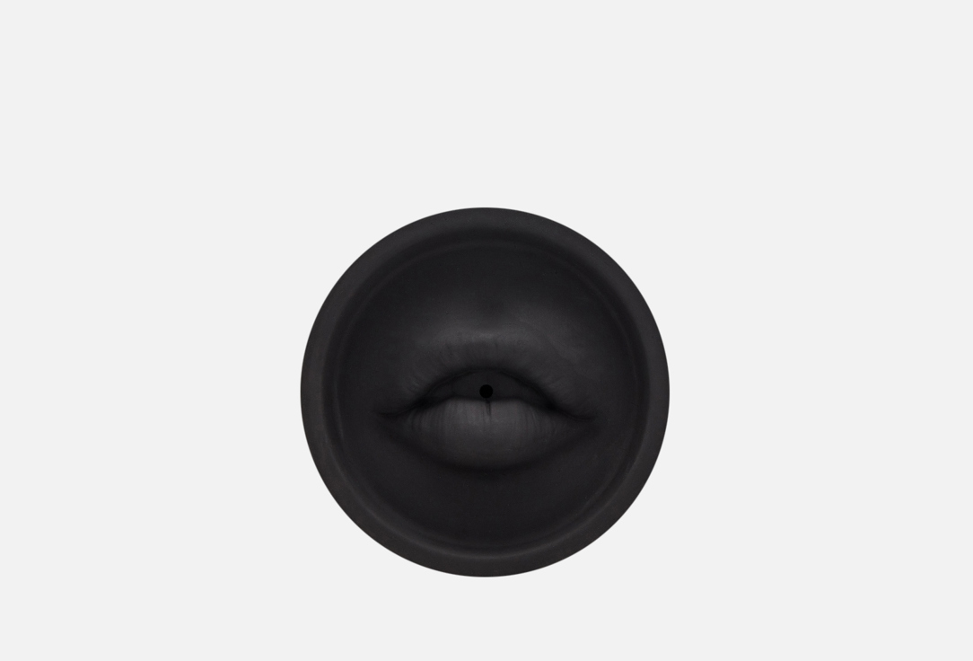 

Подставка для благовоний NOTEM, Черный, L I P S incense stand | Noir 700 г