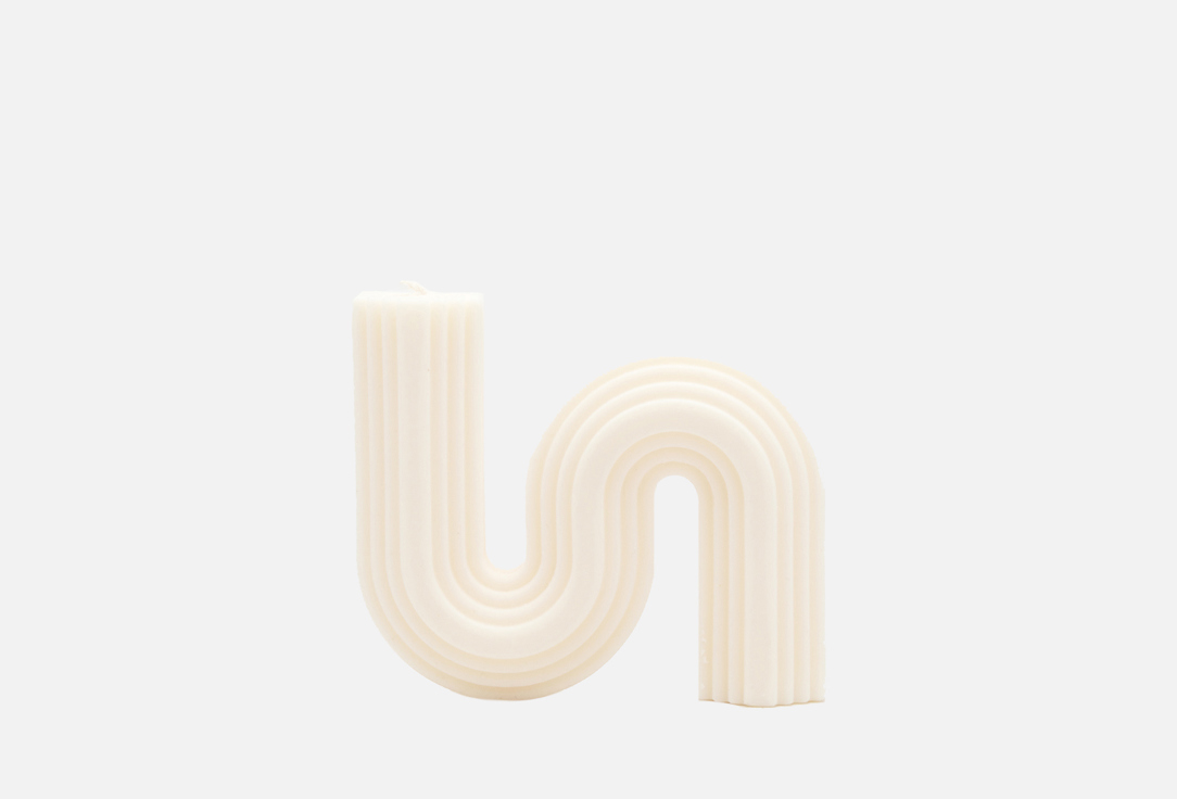 

Свеча формовая NOTEM, Белый, Wave candle | Cream 100 г