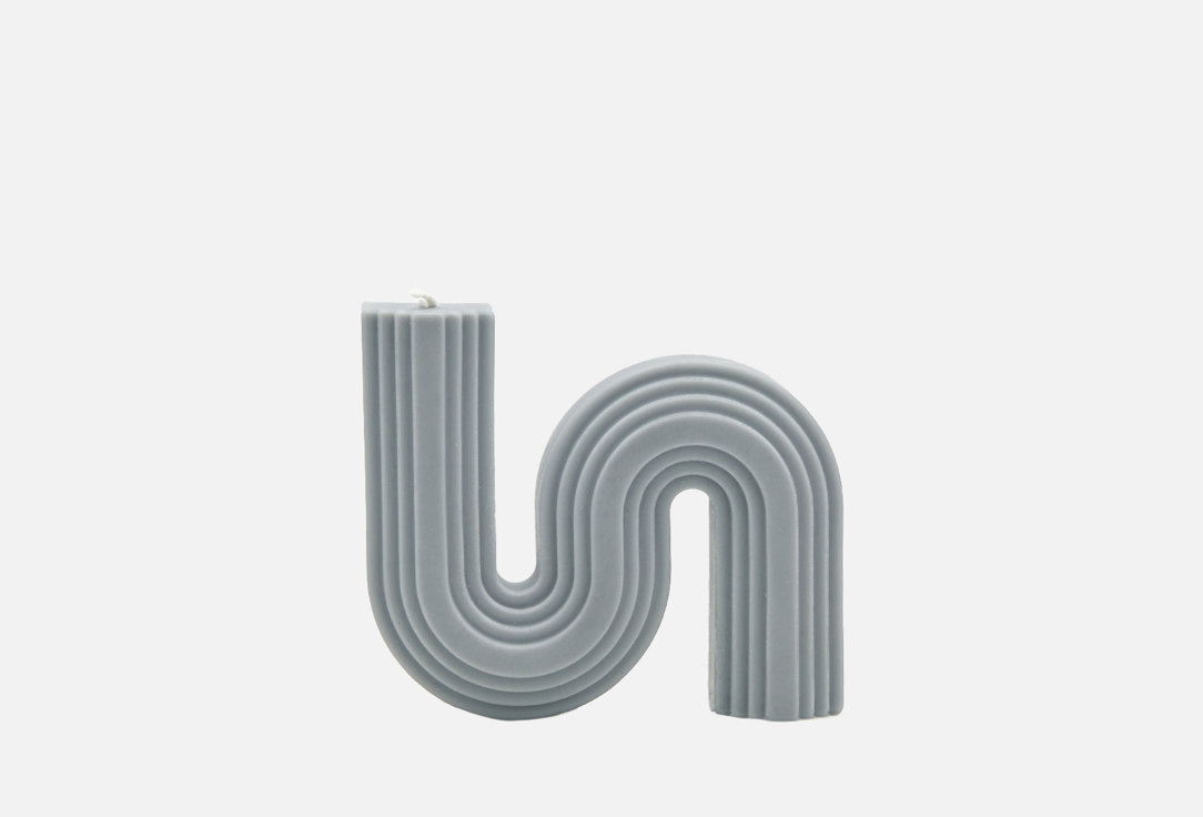 

Свеча формовая NOTEM, Серый, Wave candle | Noir 100 г