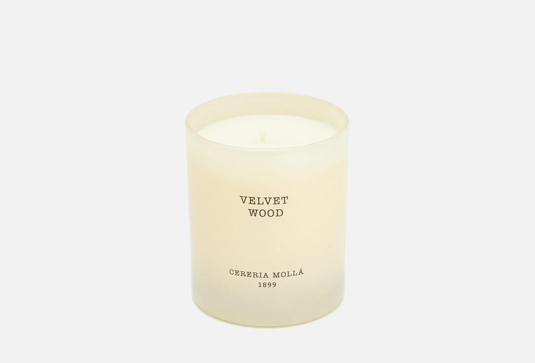 Аромасвеча CERERIA MOLLA Velvet Wood 230 г ароматическая свеча cereria molla bois de santal imperial 230 гр