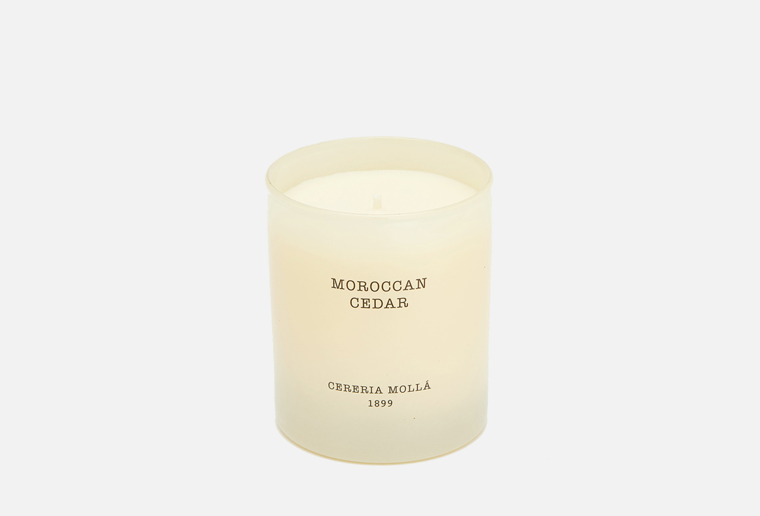 Аромасвеча CERERIA MOLLA Moroccan Cedar 230 г ароматическая свеча cereria molla bois de santal imperial 230 гр