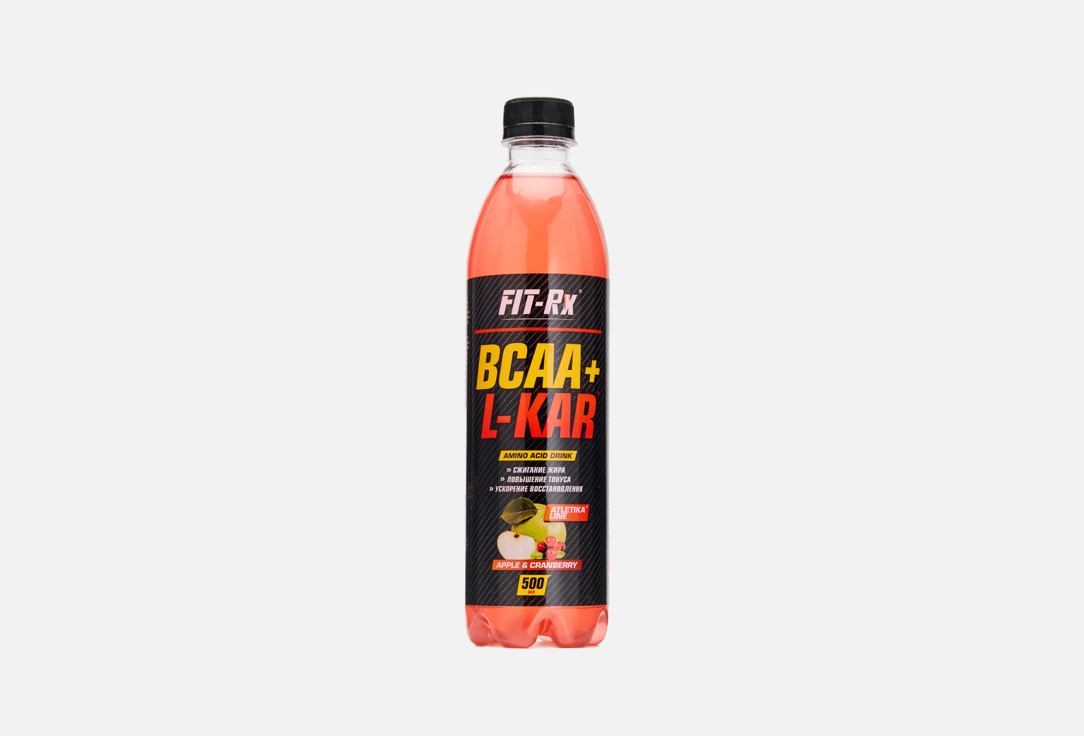 БЦАА+Л-КАР напиток яблоко-клюква FIT- RX BCAA+L-KAR 500 мл напиток coolcola 0 33 л
