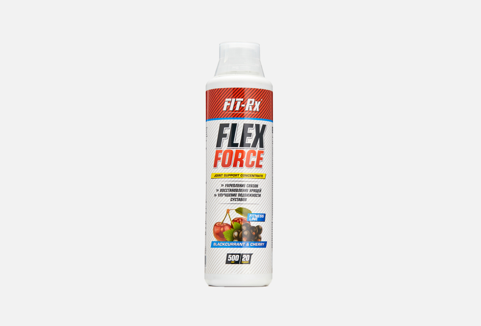 FIT- Rx Концентрат со вкусом чёрной смородины и вишни Flex Force 500 мл ...