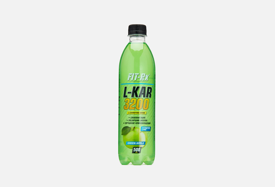 напиток газированный королевский пингвин вишня 0 5 л Напиток со вкусом зеленого яблока FIT- RX L-KAR 3200 500 мл