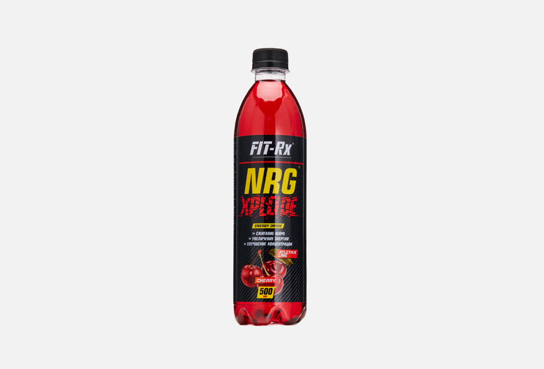 Напиток со вкусом вишни FIT- RX NRG Xplode 500 мл напиток со вкусом клубники fit rx l kar 3200 500 мл