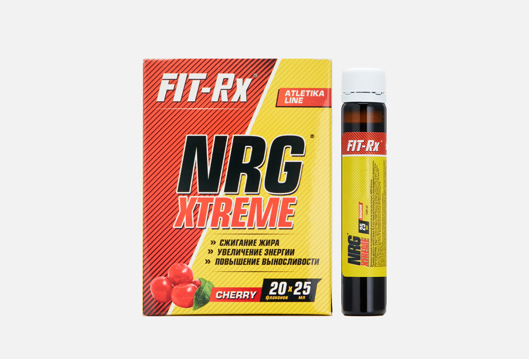 цена Напиток со вкусом вишни (20х25мл) FIT- RX NRG Xtreme 20 шт