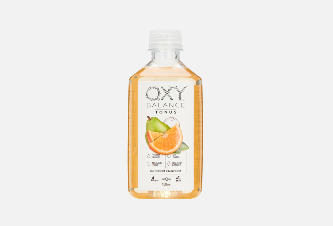 Напиток на основе артезианской воды со вкусом апельсин-груша OXY BALANCE Tonus 400 мл конфитюр цуегг 320 г груша вильямс ст б
