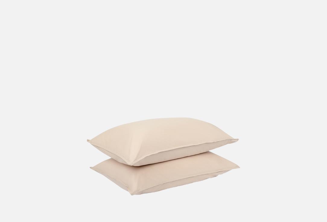 

Комплект наволочек TKANO, Бежевый, Бежевый, 50х70