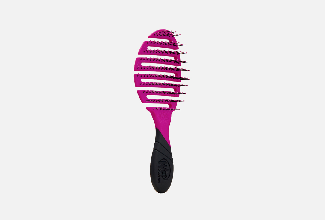 щетка wet brush mini для спутанных волос раскладная фиолетовая Расческа для быстрой сушки волос WET BRUSH PRO FLEX DRY Purple 1 шт