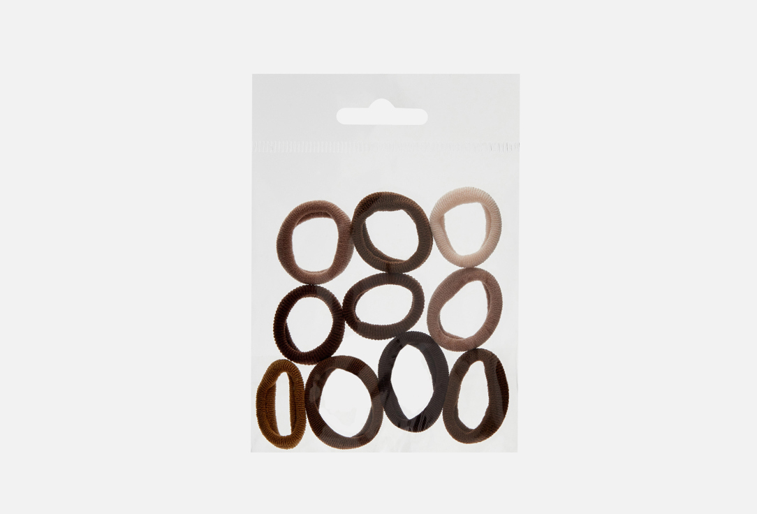 

Резинки для волос, 10 шт. RINOVA, Коричневый 10 шт