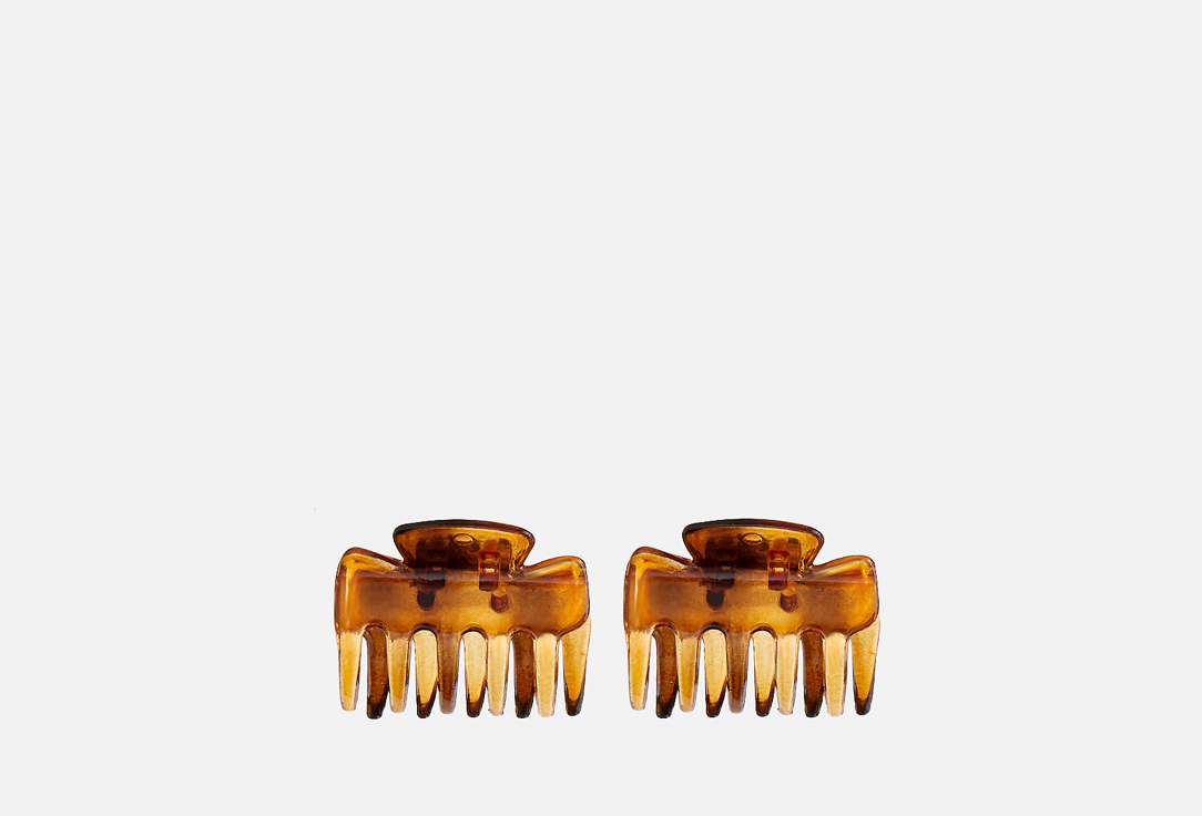 

Краб для волос малый, 2 шт. RINOVA, Коричневый 2 шт