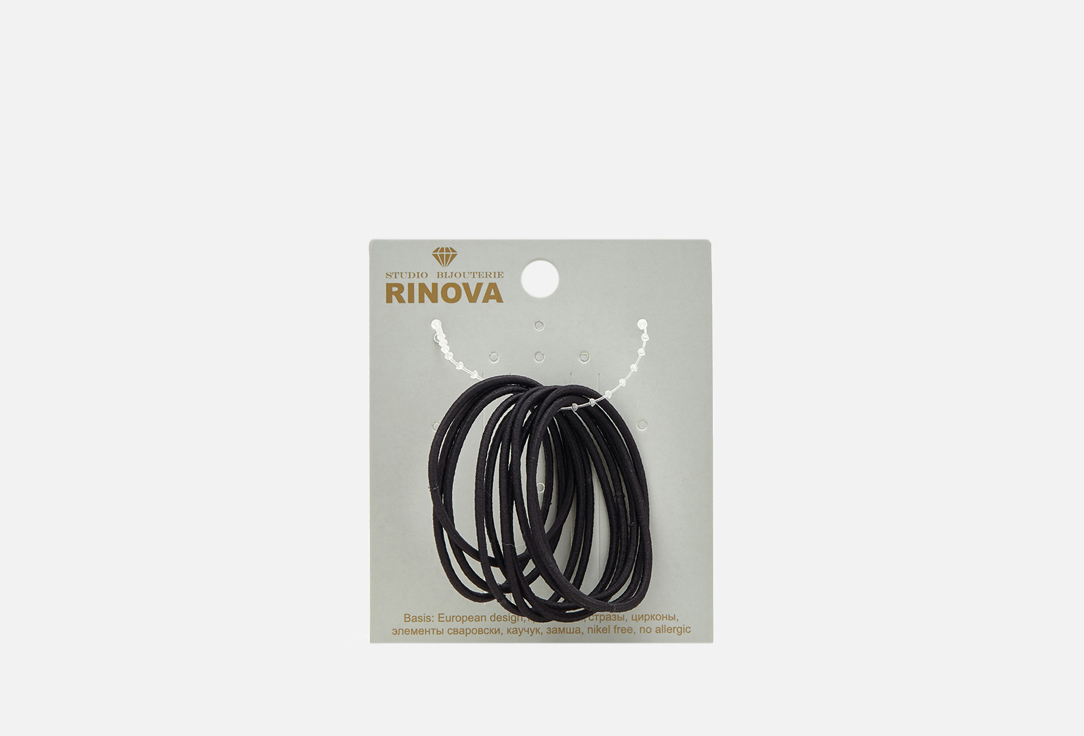 Изображение товара Резинки для волос RINOVA черный