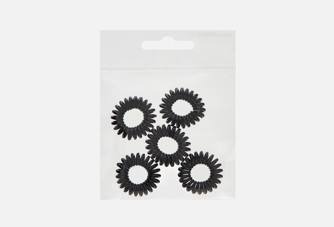Изображение товара Резинки пружинки для волос RINOVA черный
