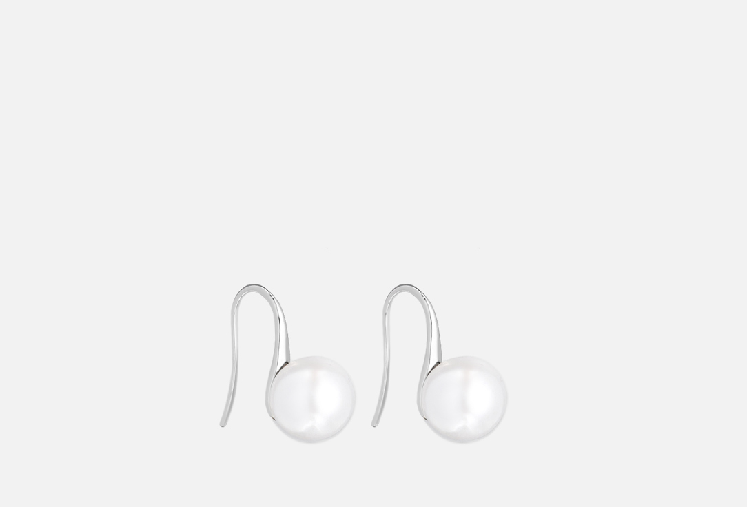 Изображение товара Классические серебряные серьги с жемчугом RINOVA 2,0 см для женщин