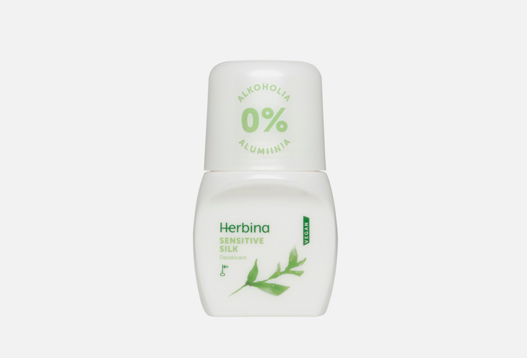 шариковый дезодорант Шелк Herbina Silk roll-on deodorant 