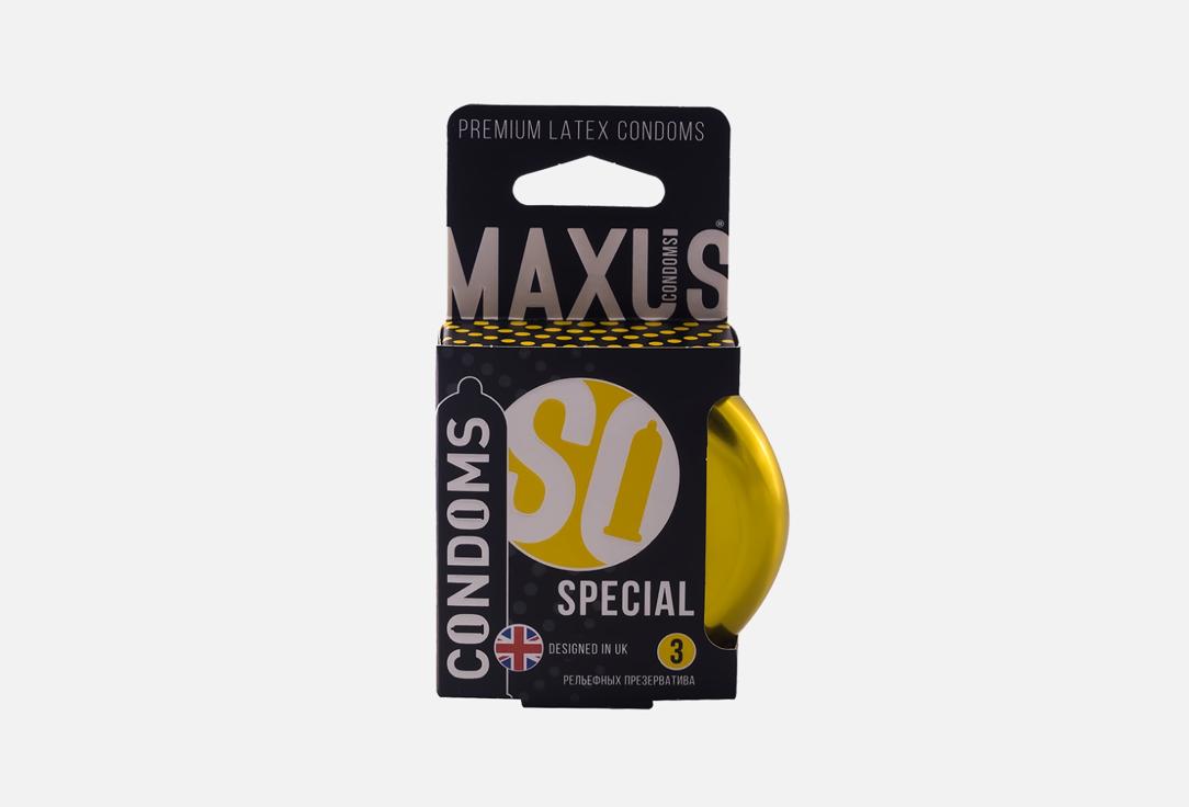 Презервативы точечно-ребристые MAXUS Special №3 