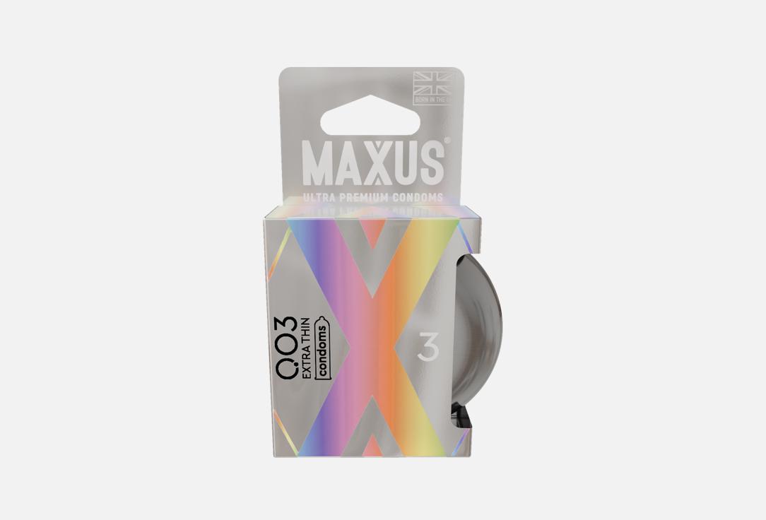 Изображение товара Презервативы Гипертонкие MAXUS 003 №3 ультратонкие из латекса для безопасного секса