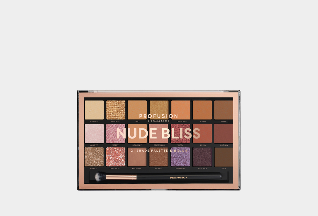 Изображение товара Палетка для глаз Profusion Nude bliss eyeshadow palette