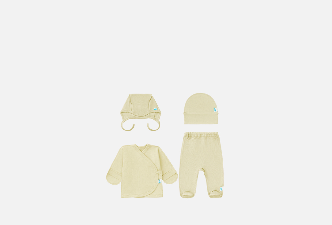 Комплект детской одежды LEMIVE интерлок, светлый хаки Хаки