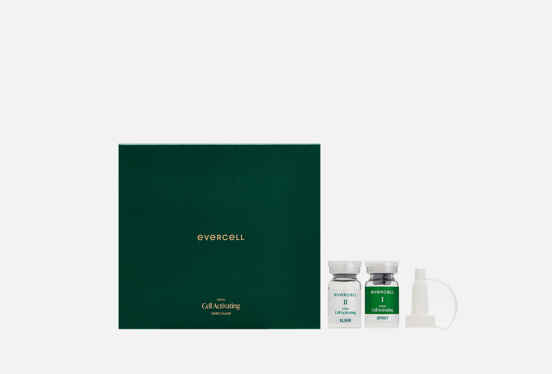 

Активатор клеток с пептидами EVERCELL, Clinic Cell Activating Spirit & Elixir 10 шт