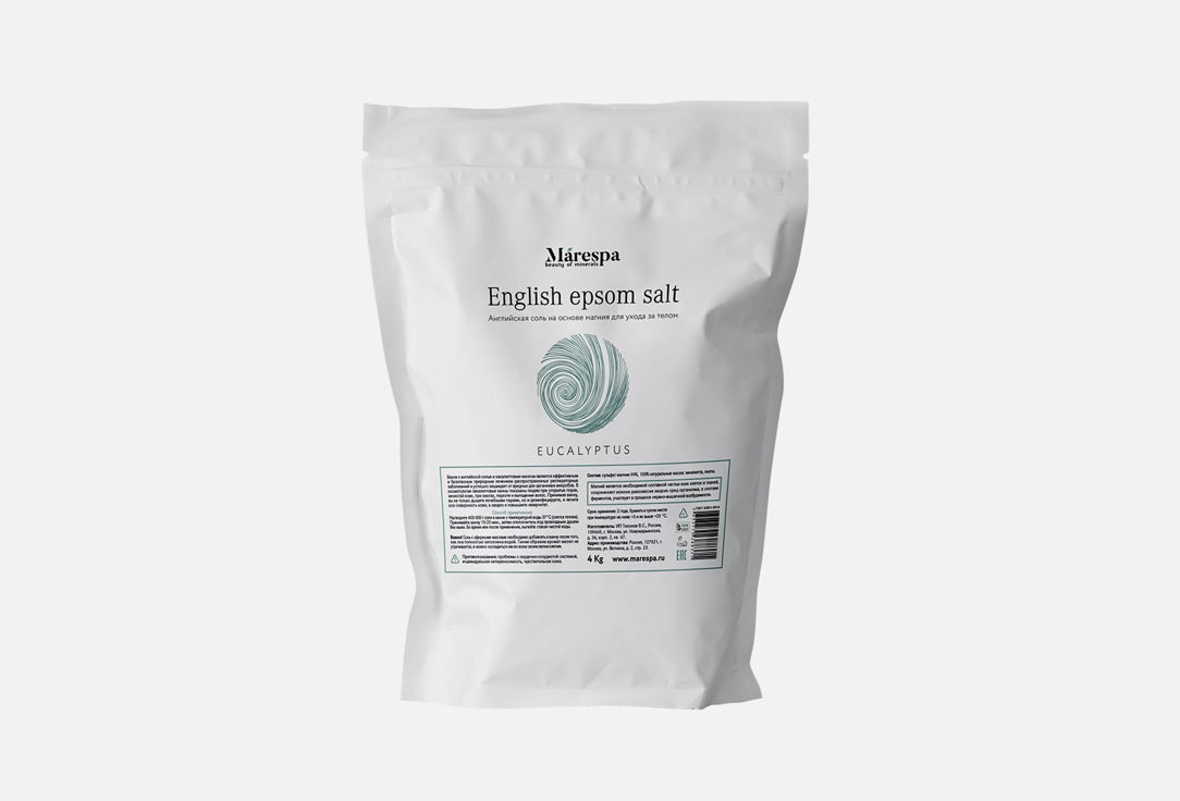 Изображение товара Английская соль для ванн с натуральным эфирным маслом эвкалипта и пихты Marespa Eucalyptus