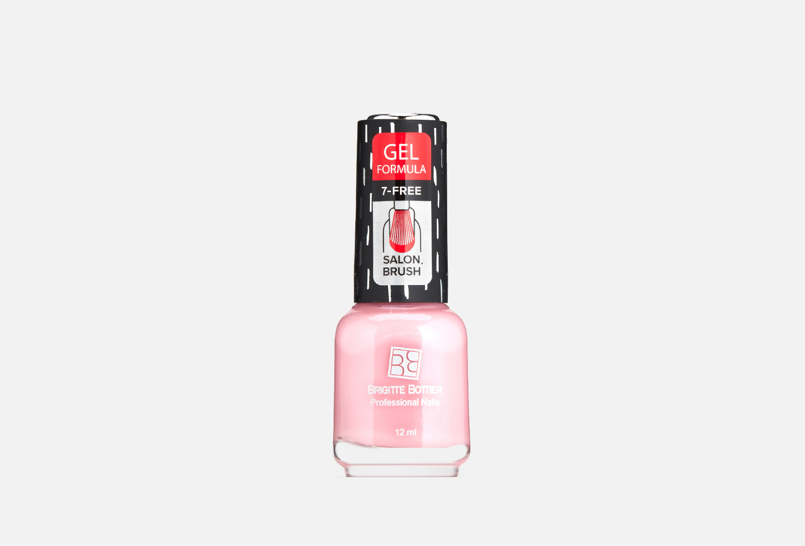 Brigitte Bottier Лак для ногтей Gel formula 67, Средне-розовый 12 мл ...