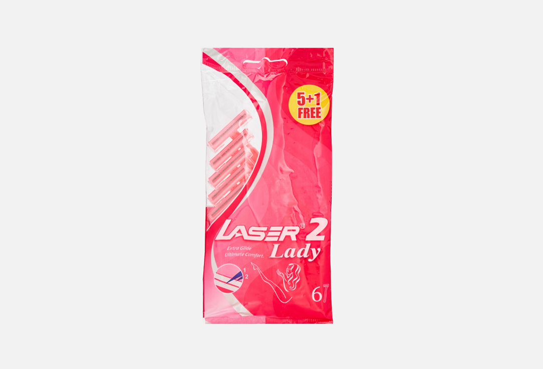 Изображение товара Бритвы разовые Laser sport petals lady