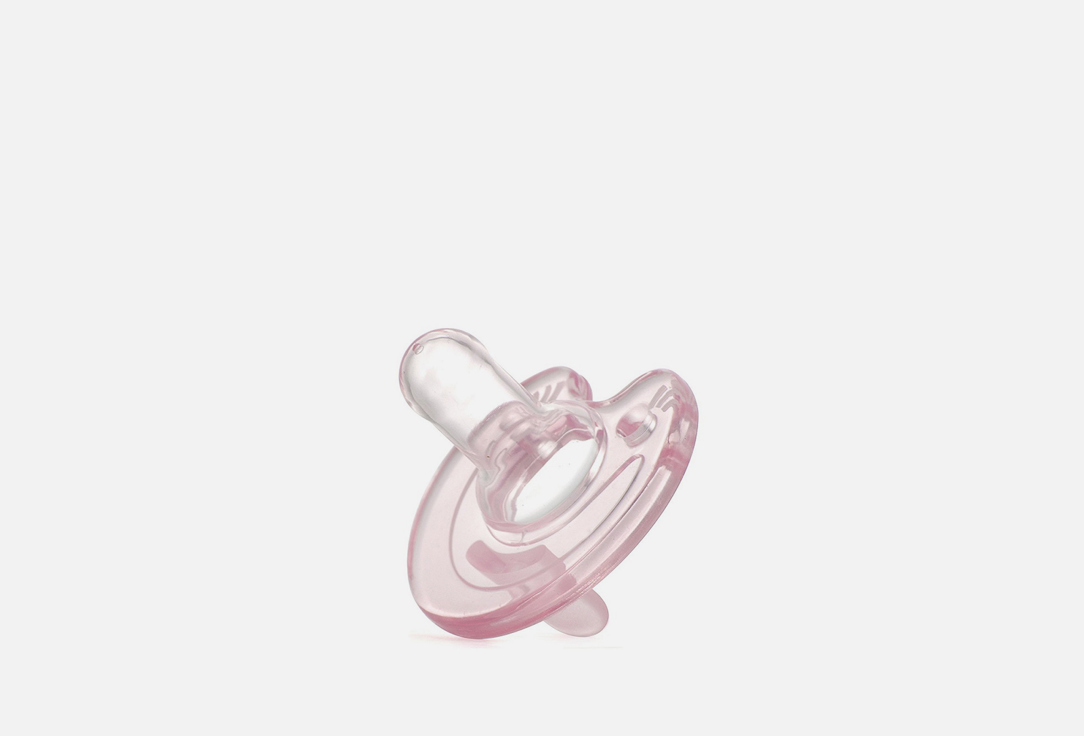 

Соска-пустышка силиконовая круглой формы, 0+ ПОМА, Розовая 1 шт