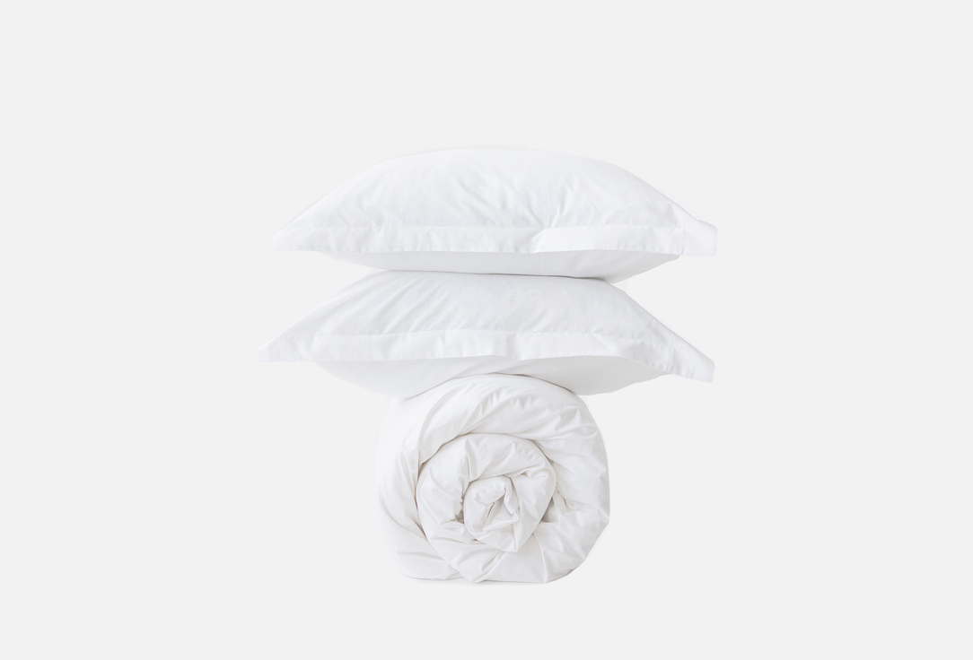 Комплект постельного белья MORФEUS Silk White, 1.5-спальный 