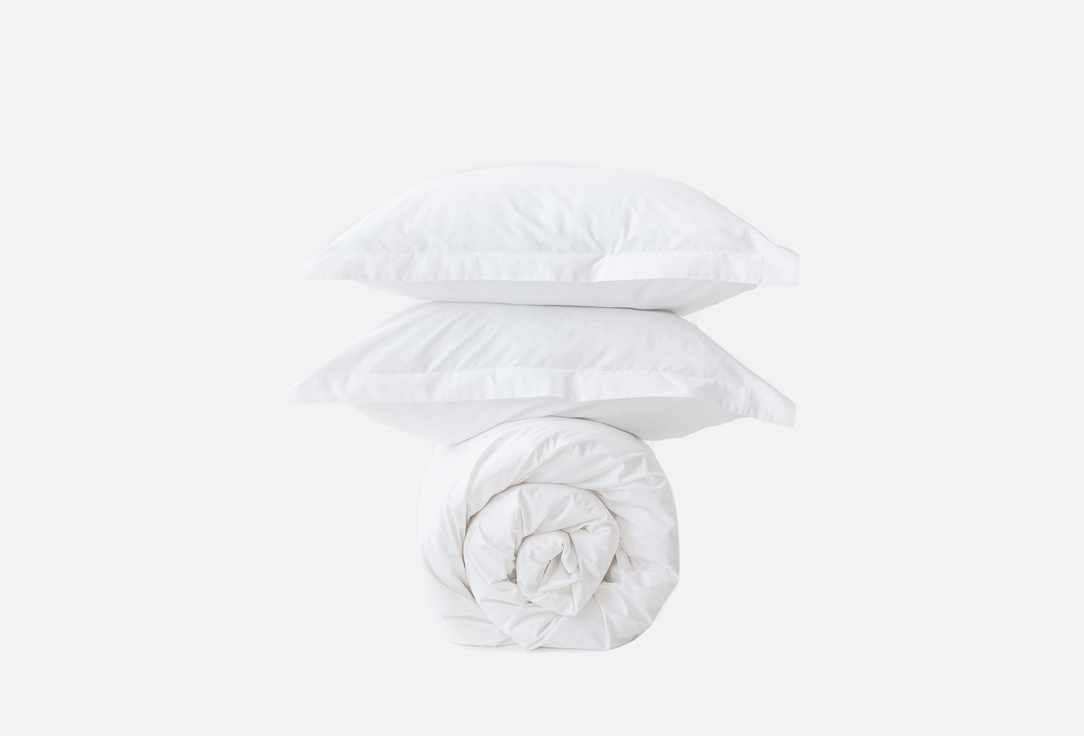 Комплект постельного белья MORФEUS Silk White, семейный 