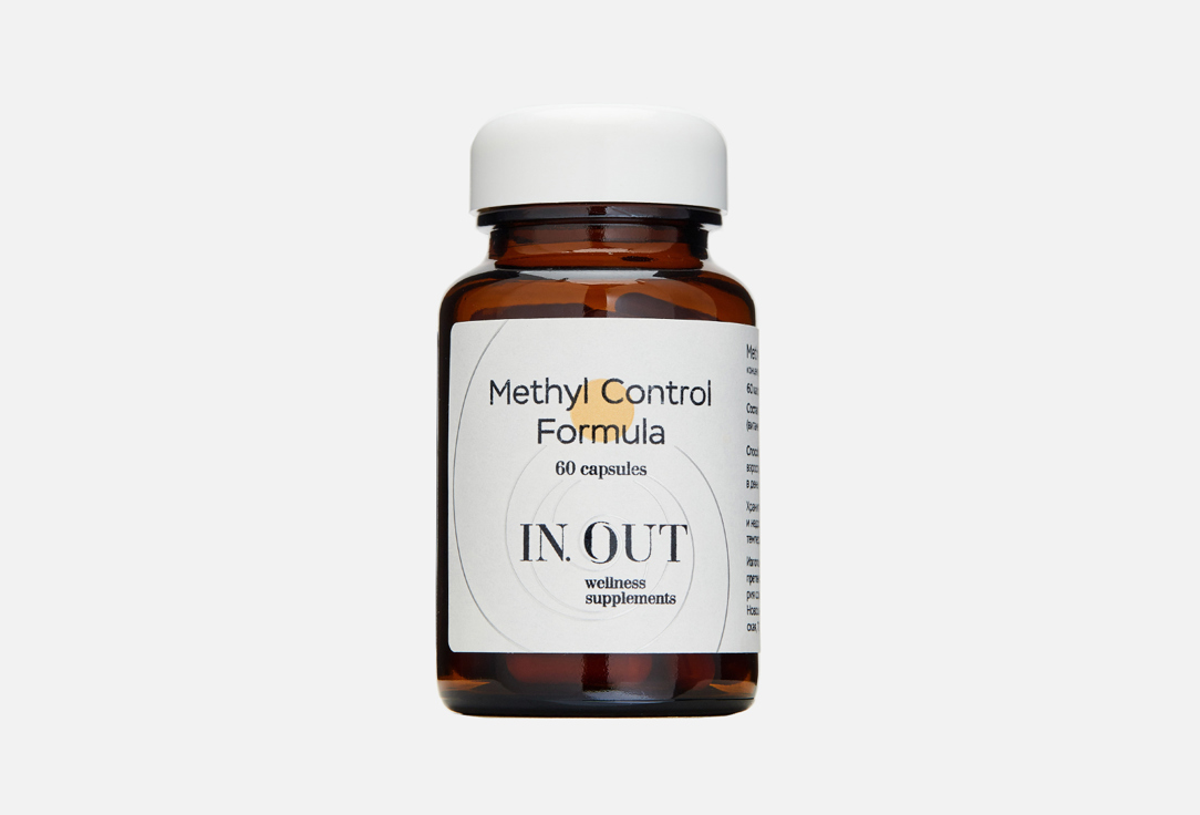 БАД для укрепления иммунитета IN.OUT Methyl Control Formula фолиевая кислота, витамины B6, B12 60 шт