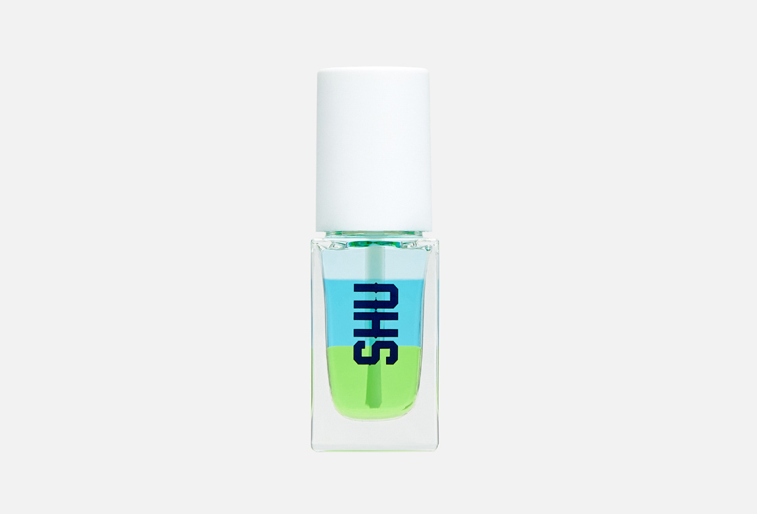 Трехцветное масло для ногтей SHU ICE KISS 10 мл светящийся топ для ногтей ice kiss