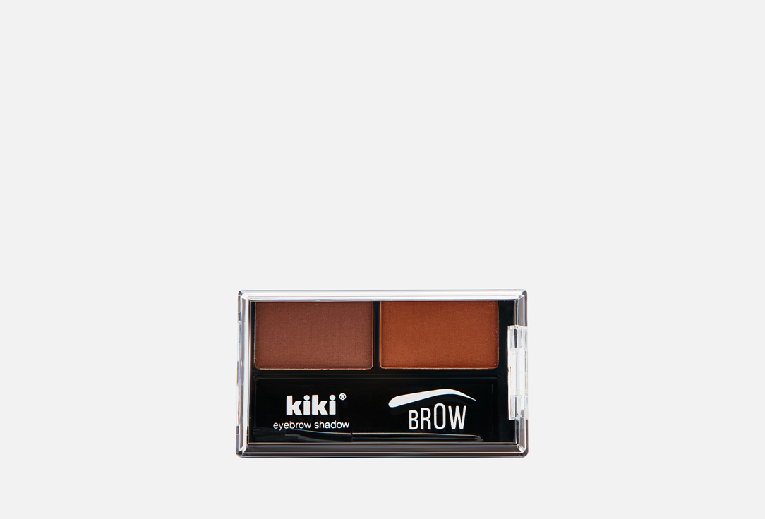 Изображение товара Тени для бровей KIKI BROW с двумя оттенками и кисточкой, водостойкие