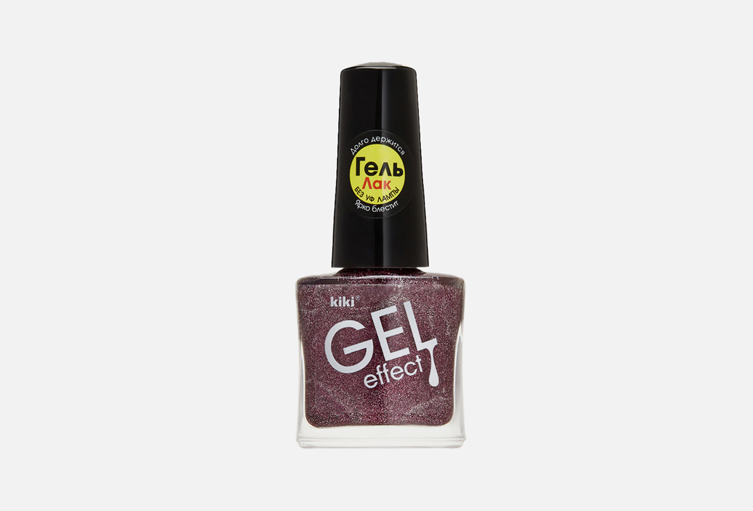 

Лак для ногтей KIKI, Коричневый, GEL EFFECT 6 мл