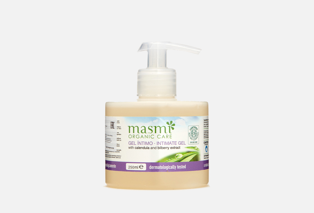 Гель для интимной гигиены MASMI Organic Care 250 мл средство для интимной гигиены favo ocean увлажняющее 250мл х 3шт