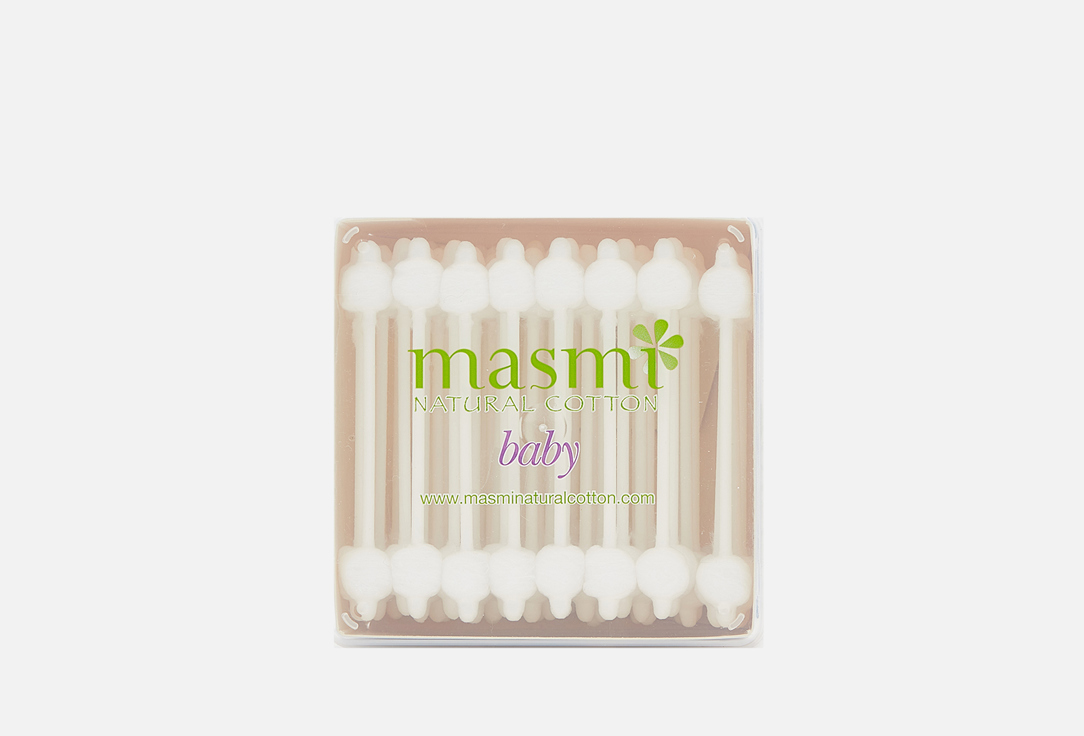 masmi natural cotton ежедневные гигиенические прокладки мультиформ из органического хлопка 30шт Детские гигиенические палочки из органического хлопка MASMI NATURAL COTTON 56 шт