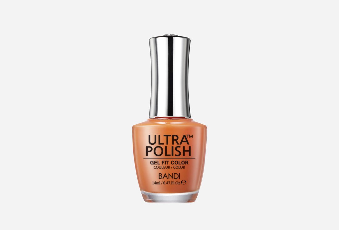 Ультра-стойкий лак для ногтей  BANDI ULTRA POLISH GEL FIT COLOR 603 Orange Amazone 