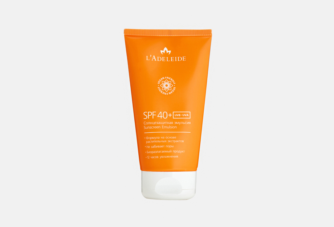 

Солнцезащитная эмульсия SPF 40+ ADELEIDE, Sun Emulsion 155 мл
