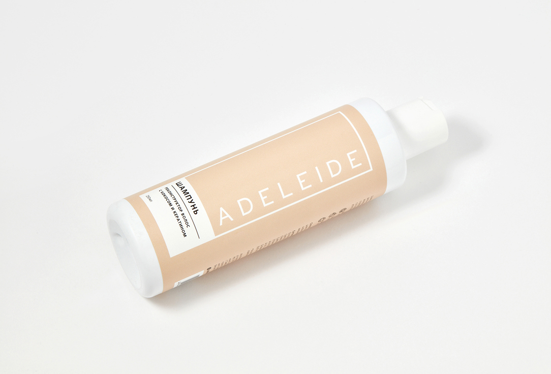 Шампунь-реконструктор для всех типов волос  ADELEIDE coconut extract and keratin  