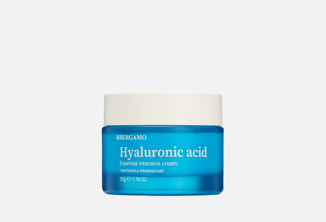 Крем для лица с гиалуроновой кислотой Bergamo Hyaluronic Acid Essential Intensive Cream 