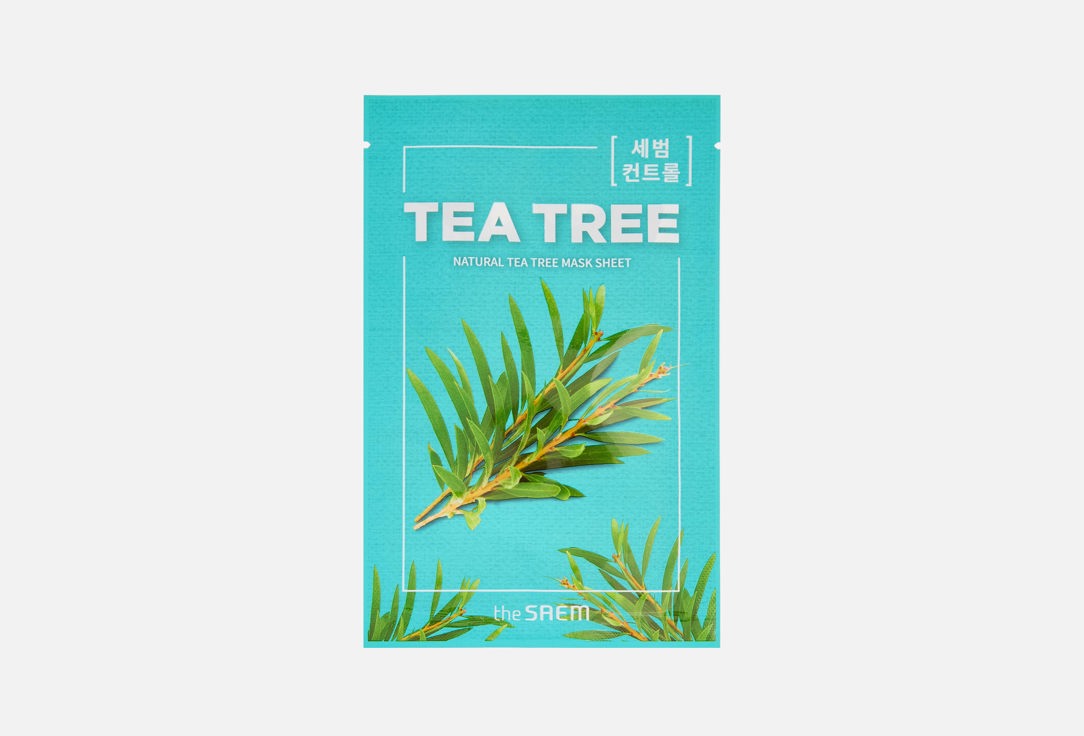 

тканевая маска для лица THE SAEM, Natural Tea Tree 1 шт