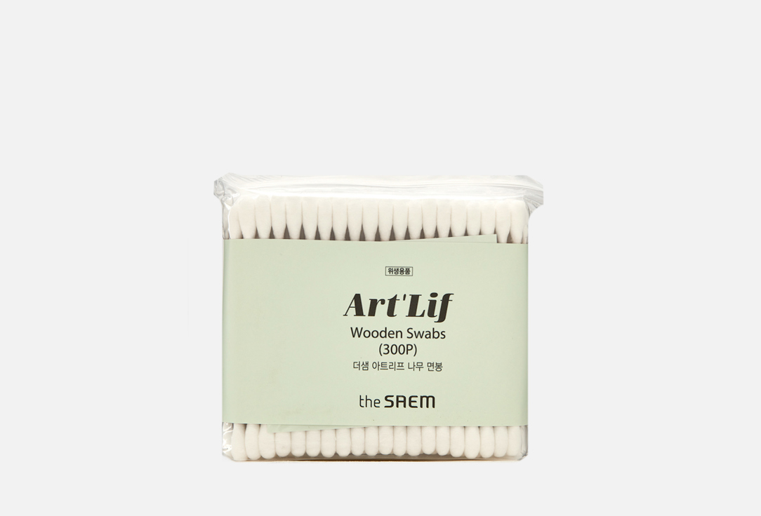 

Палочки ватные THE SAEM, Art'Lif Wooden Swabs 300 шт