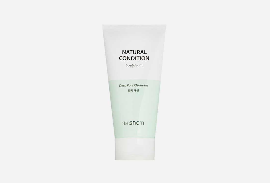 Пенка-скраб для лица THE SAEM Natural Condition Scrub Foam [Deep pore cleansing] 150 мл