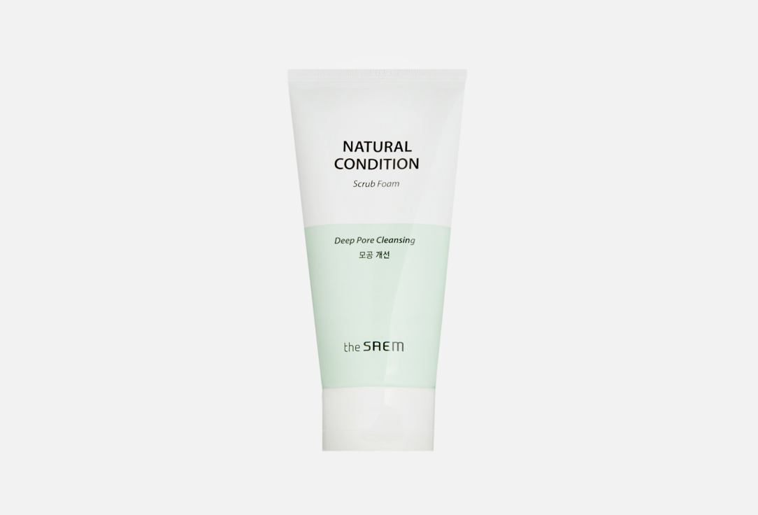Пенка-скраб для лица THE SAEM Natural Condition Scrub Foam [Deep pore cleansing] 150 мл