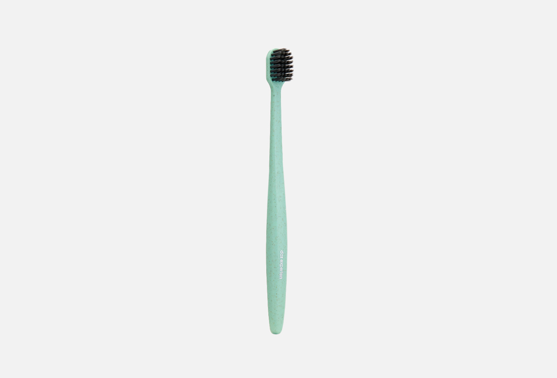Зубная щетка DAS EXPERTEN Toothbrush Bio Soft Carbon Bristles 1 шт зубная щетка медик для брекет систем биоразлагаемая зеленый розовый 2 шт