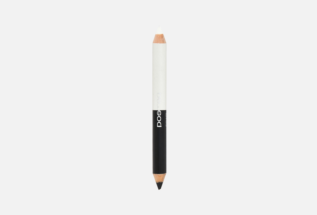 Двойной карандаш для глаз с точилкой POETEQ Double eyeliner with sharpener 2 г