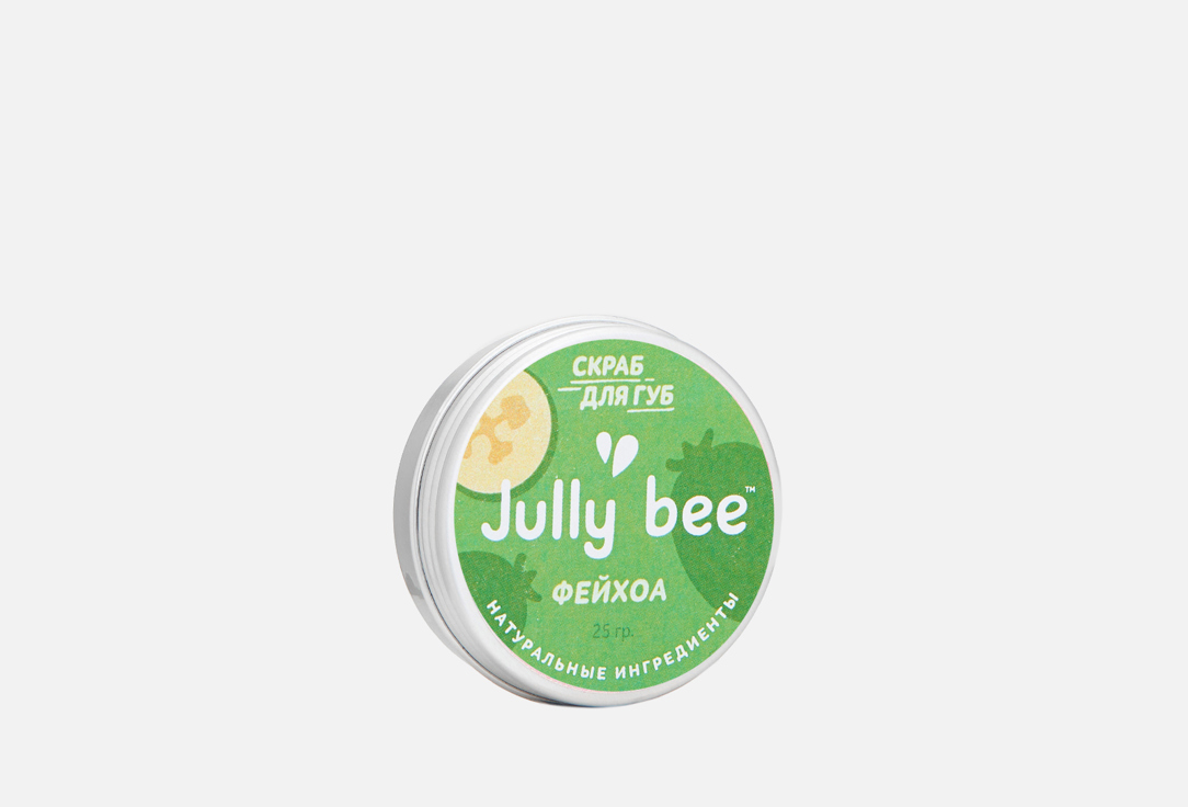 Скраб для губ JULLY BEE FEIJOA 30 г jully bee скраб для губ jully bee клубника сахарный 25 г