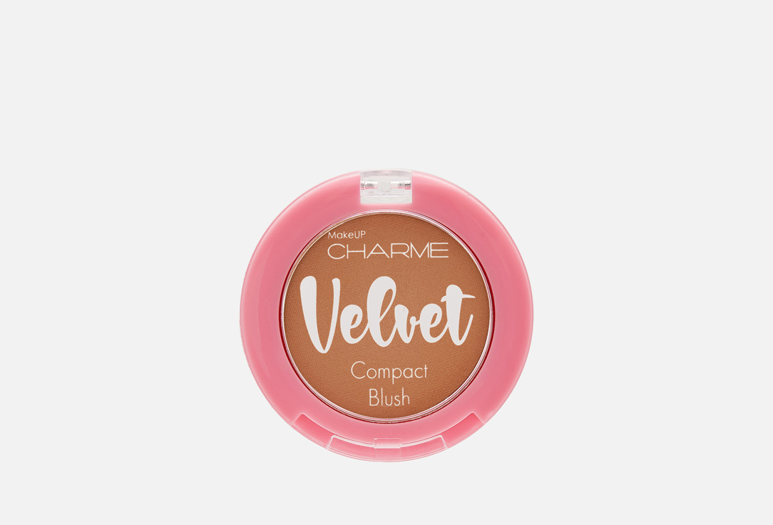 Румяна для лица CHARME Velvet 2.7 г топовое покрытие charme top velvet dot 01